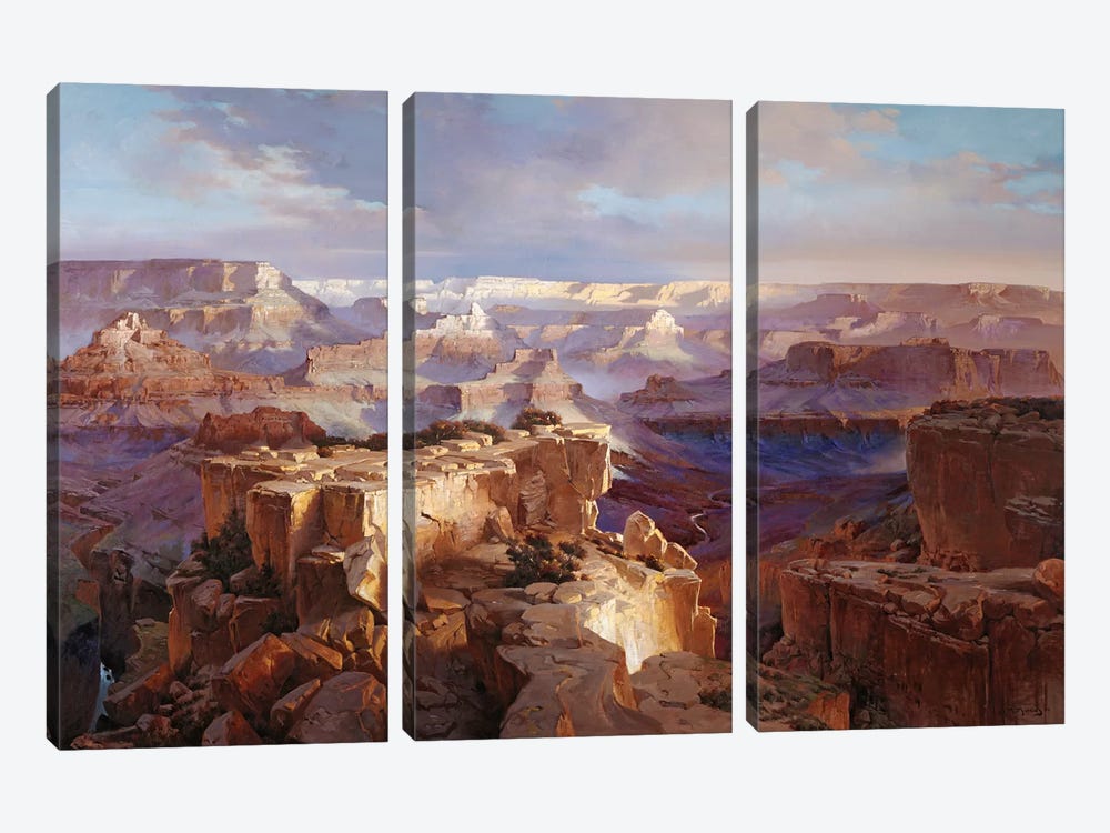 Grand Canyon I by Maher Morcos 3-piece Canvas Artwork