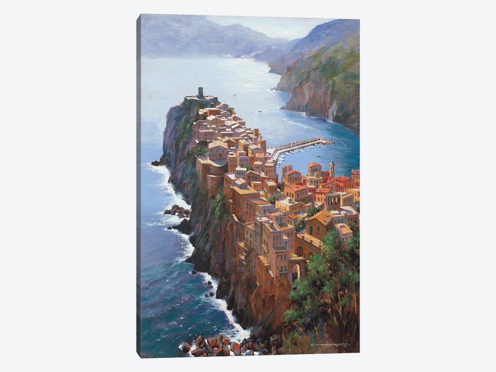 High Above Vernezza (Italy) by Maher Morcos 1-piece Canvas Artwork