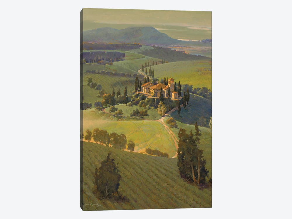 Hills Of Tuscany by Maher Morcos 1-piece Art Print