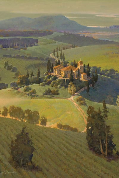 Maher Morcos: Hills Of Tuscany by Maher Morcos
