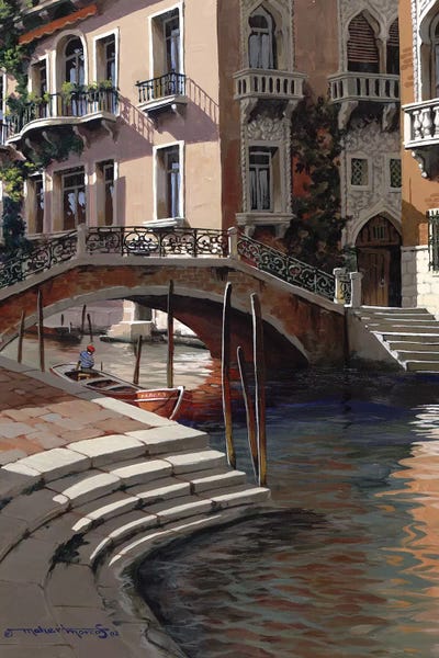 Afternoon In Venice by Maher Morcos canvas print