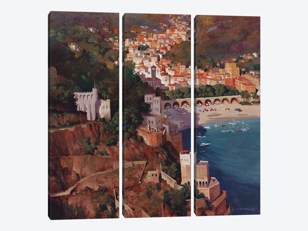 Italian Shores by Maher Morcos 3-piece Canvas Wall Art