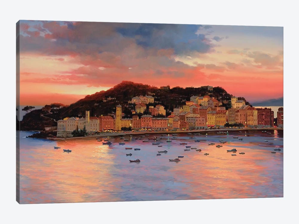 Italian Sunset by Maher Morcos 1-piece Art Print