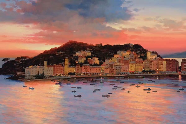 Maher Morcos: Italian Sunset by Maher Morcos