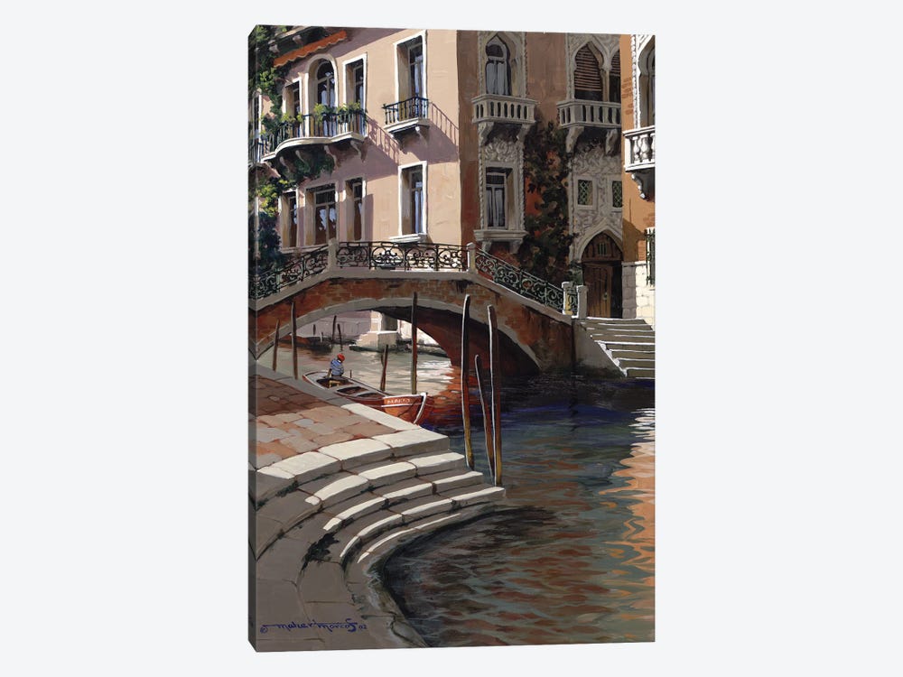 Afternoon In Venice by Maher Morcos 1-piece Canvas Art Print