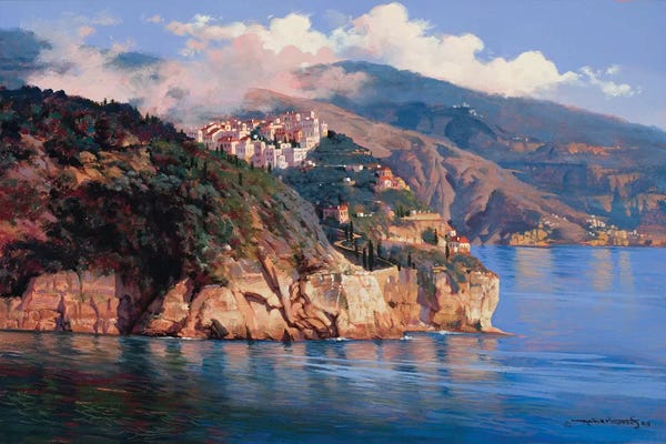 Maher Morcos: Mouth Of Portofino by Maher Morcos