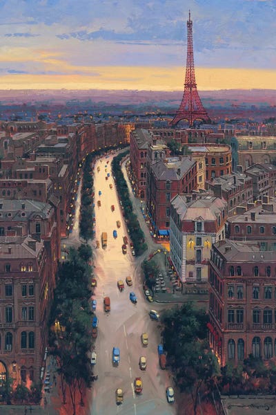 Paris by Maher Morcos canvas print