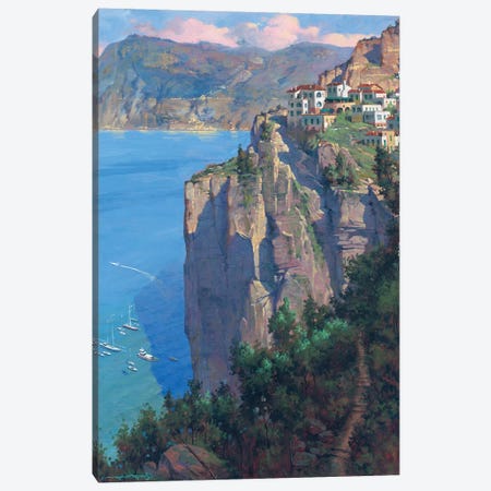 Amalfi Coast Canvas Print #MHM8} by Maher Morcos Canvas Print