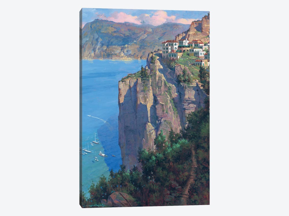 Amalfi Coast by Maher Morcos 1-piece Canvas Art