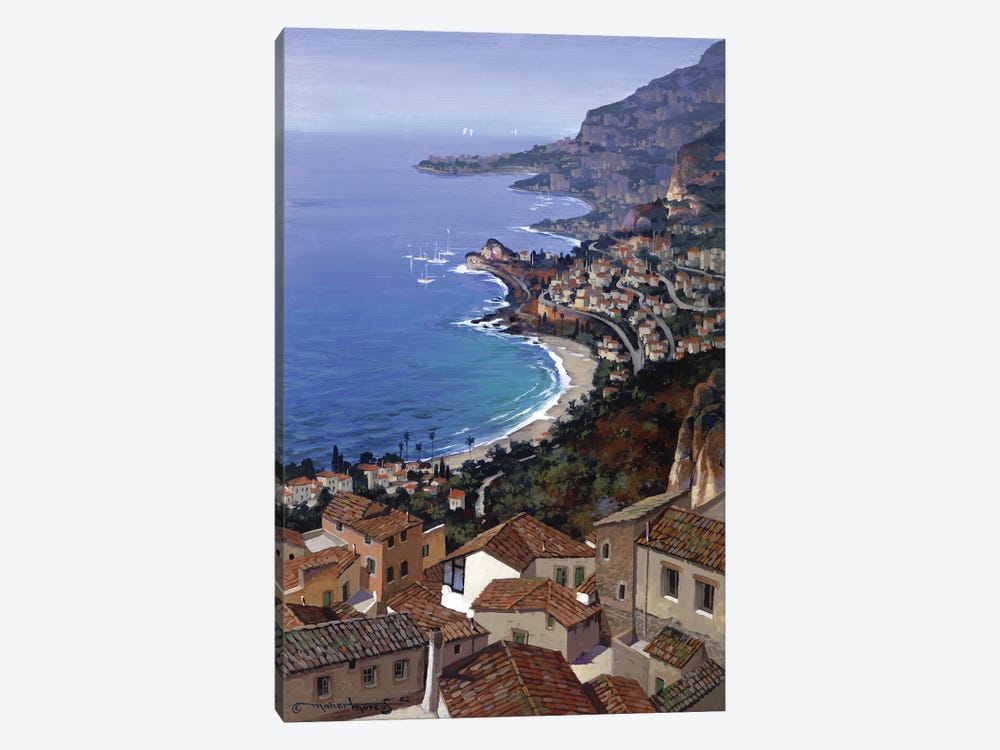 Roquebrune by Maher Morcos 1-piece Canvas Art Print