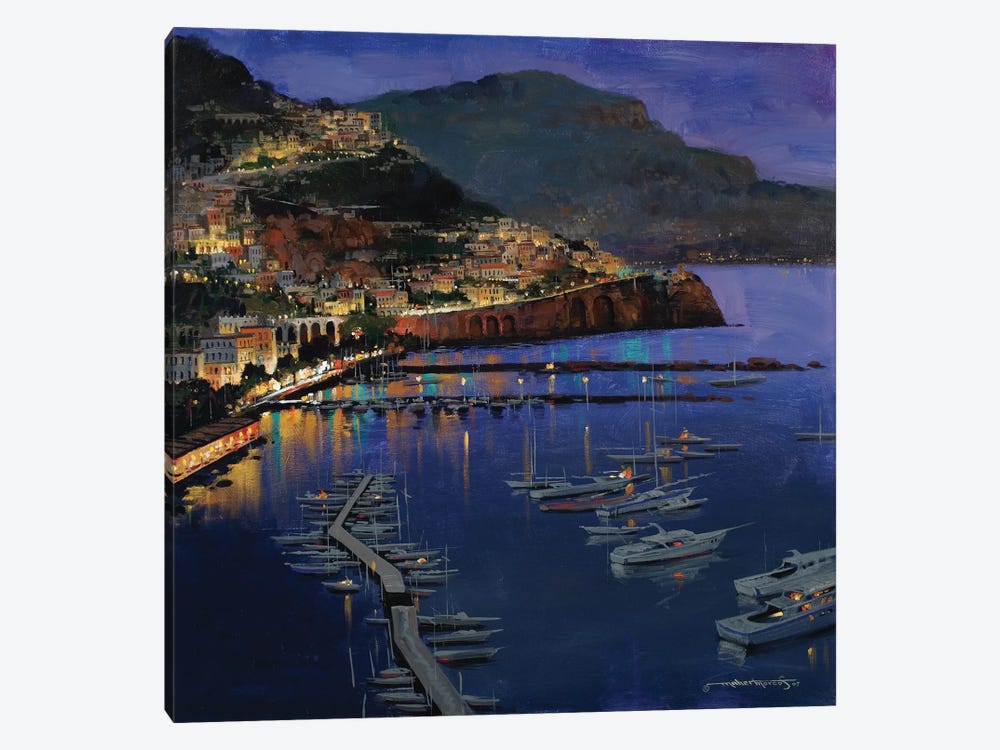 Amalfi Glow by Maher Morcos 1-piece Canvas Art Print