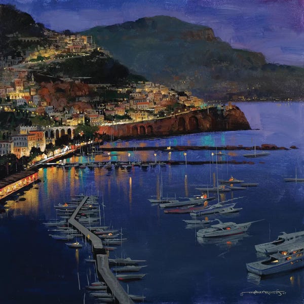 Maher Morcos: Amalfi Glow by Maher Morcos