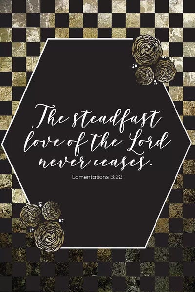 Melody Hogan: Gold Foil Scripture 3 by Melody Hogan