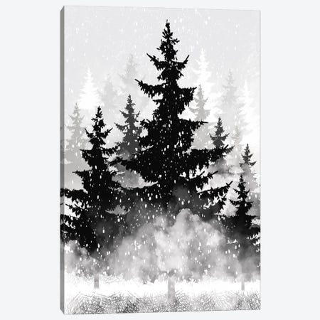 Misty Pines II Canvas Print #MHO58} by Melody Hogan Canvas Print