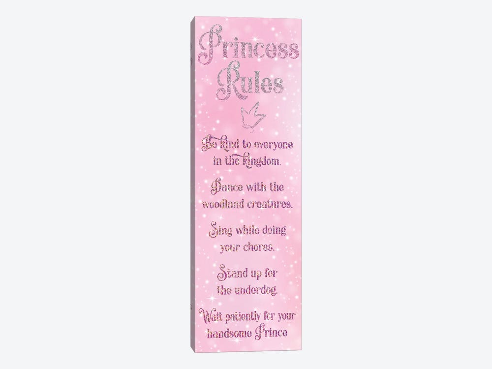 Princess Rules III by Melody Hogan 1-piece Canvas Wall Art