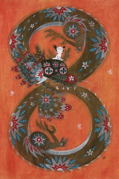 Martin Hsu: Folk Blessings - Dragon by Martin Hsu