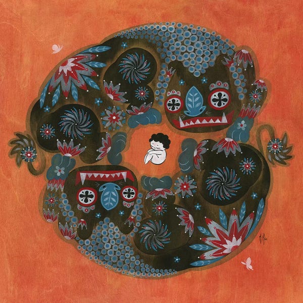 Martin Hsu: Folk Blessings - Lions by Martin Hsu