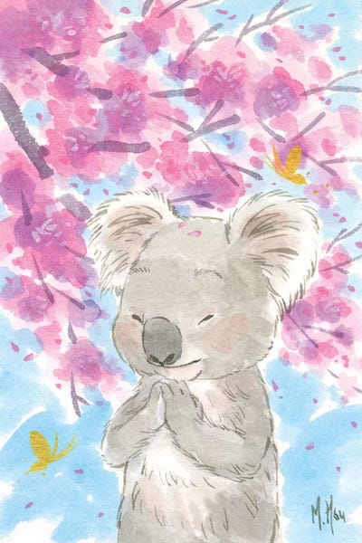 Cherry Blossoms: Cherry Blossom Koala by Martin Hsu