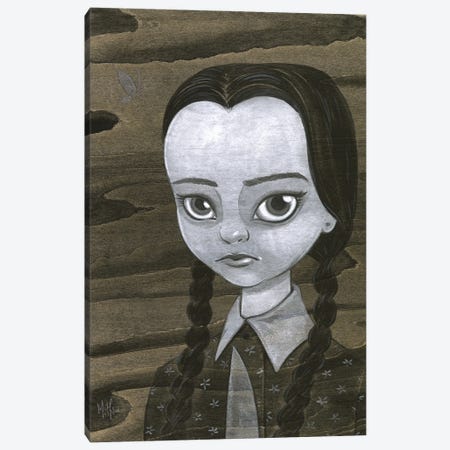 Wednesday Addams Canvas Print #MHS151} by Martin Hsu Canvas Print