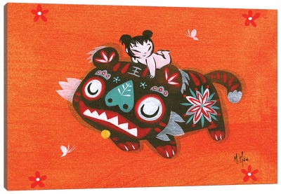 Year Of The Tiger Canvas Art Print - Martin Hsu