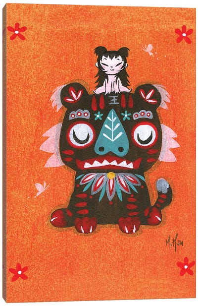 Year Of The Tiger, Peace Canvas Art Print - Martin Hsu