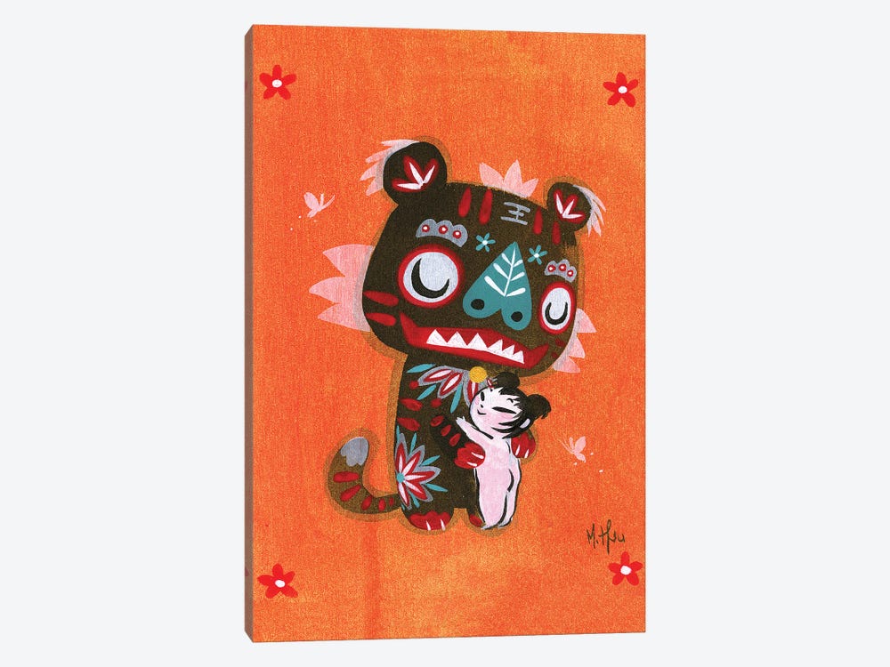 Year Of The Tiger, Hug by Martin Hsu 1-piece Art Print