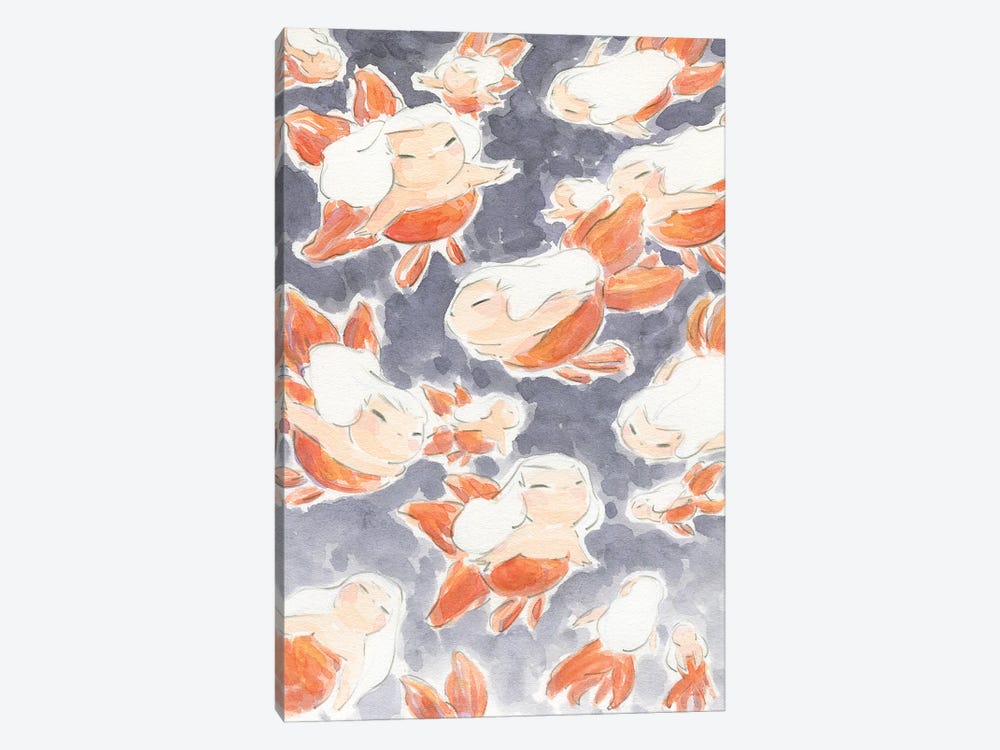 Goldfish Mermaids by Martin Hsu 1-piece Art Print