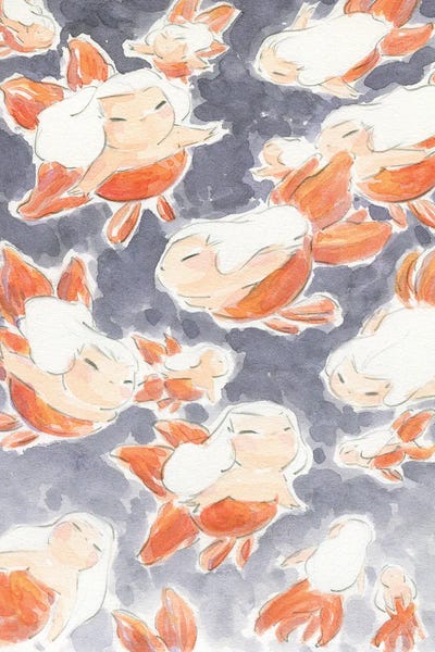 Martin Hsu: Goldfish Mermaids by Martin Hsu