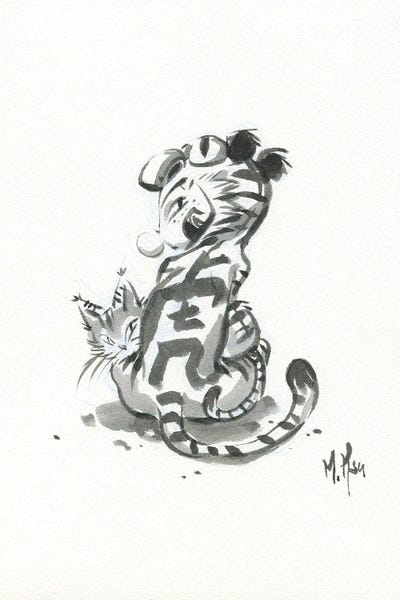 Tiger Girl by Martin Hsu art print