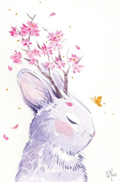 Martin Hsu: Cherry Blossom Bunny by Martin Hsu