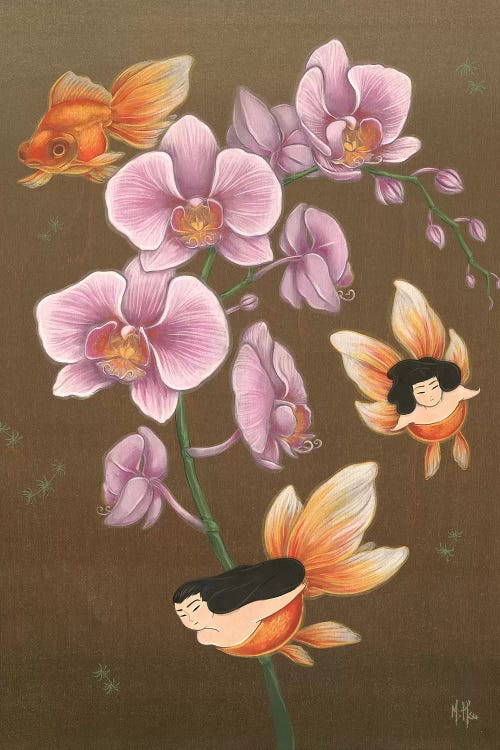 Goldfish Mermaids - Spring Orchids