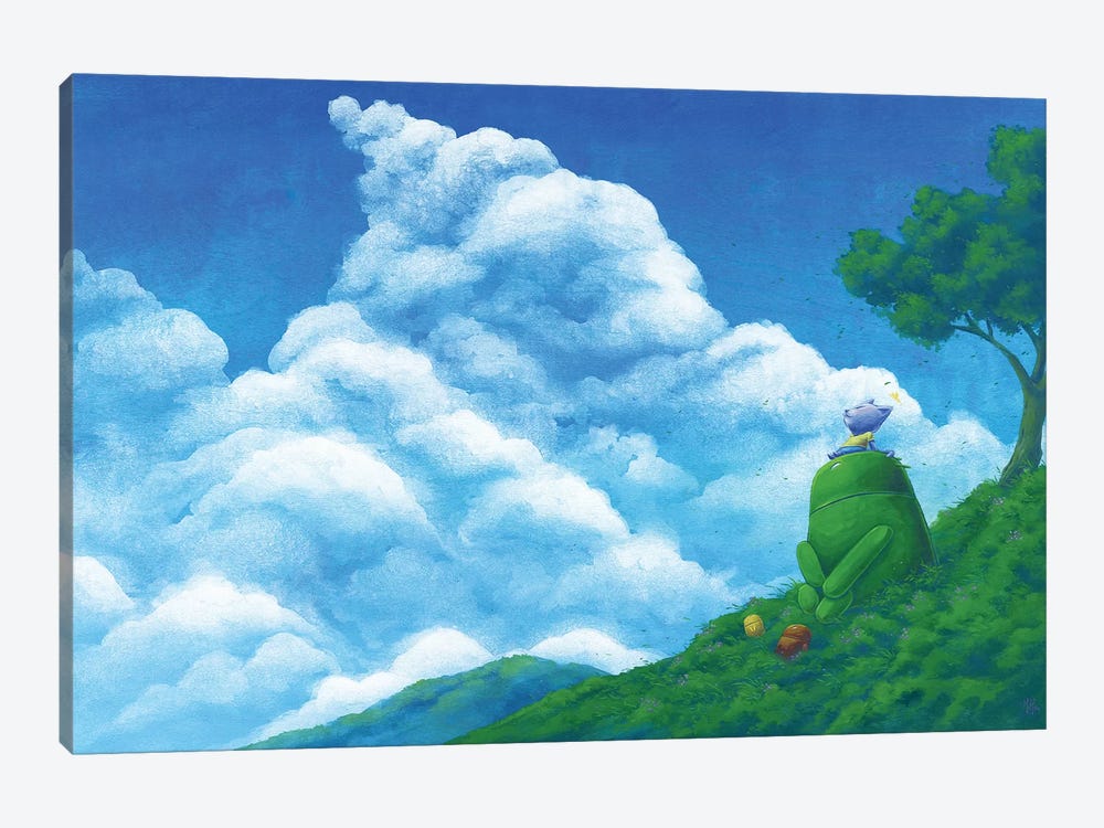 Robot Cloud by Martin Hsu 1-piece Art Print