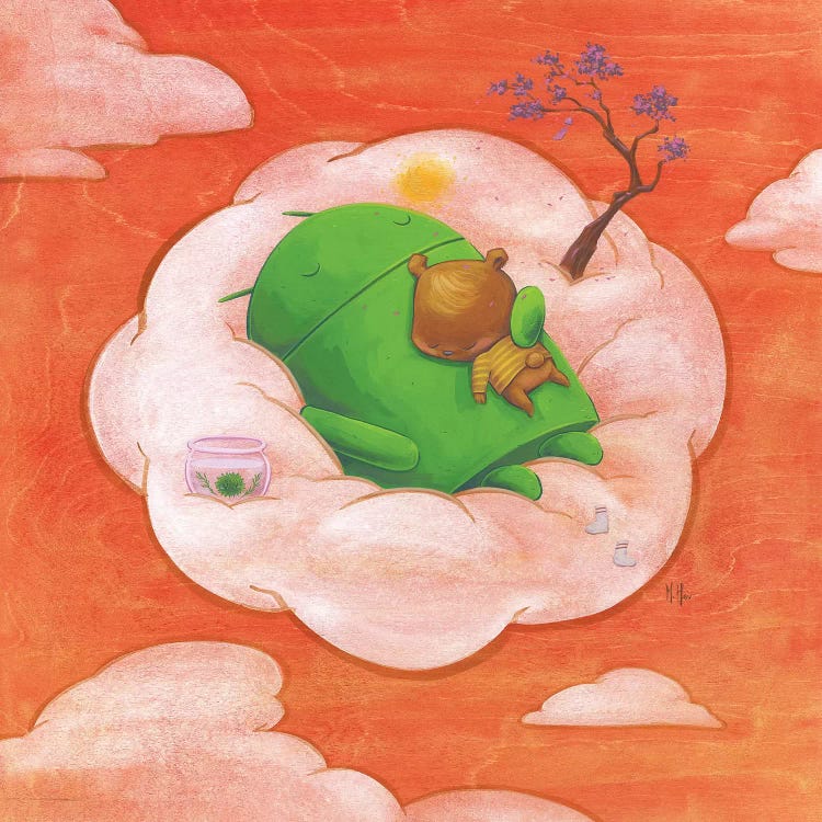 Robot Bear by Martin Hsu wall art