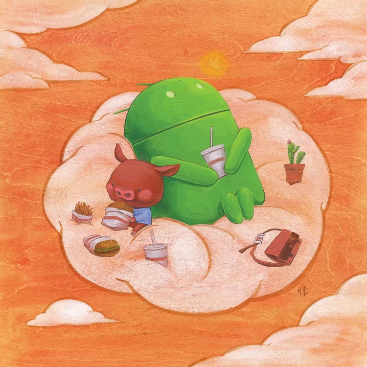 Robot Pig by Martin Hsu wall art