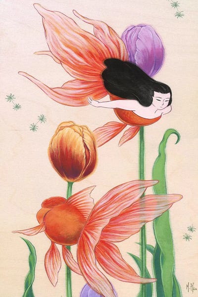 Martin Hsu: Goldfish Mermaids - Tulips by Martin Hsu