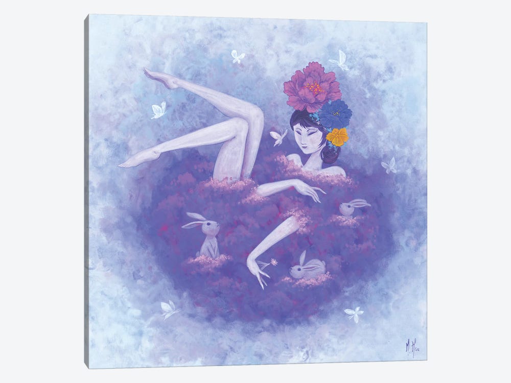 Flower Bath - Flutter by Martin Hsu 1-piece Art Print