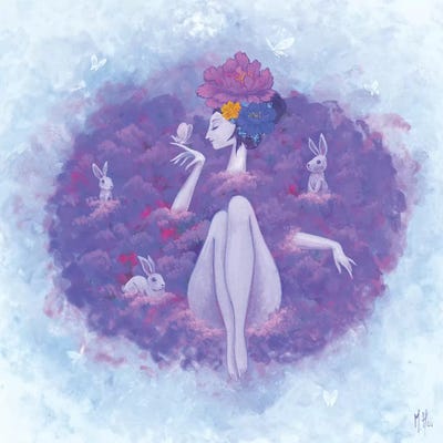 Flower Bath - Blossom by Martin Hsu art print