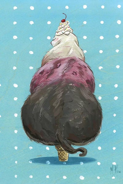 Martin Hsu: Ice Cream Cat by Martin Hsu