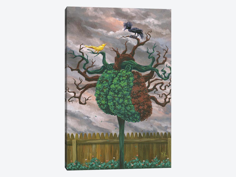 Song Bird and Crow by Martin Hsu 1-piece Canvas Art