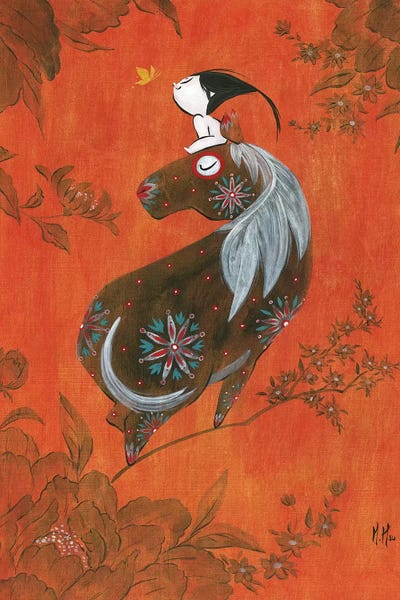 Martin Hsu: Girl and Horse by Martin Hsu