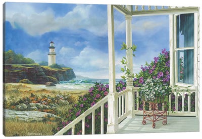 Distant Dreams Canvas Art Print - Lighthouse Art