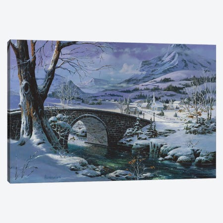 Snowy River Canvas Print #MHU30} by Michael Humphries Canvas Art Print