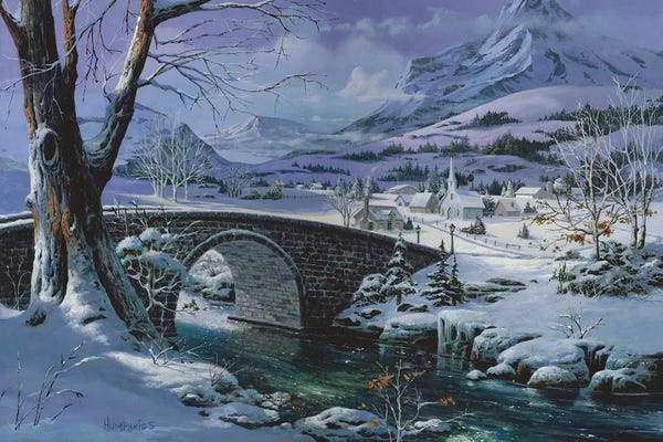Michael Humphries: Snowy River by Michael Humphries