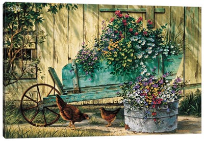 Spring Social Canvas Art Print - Country Art