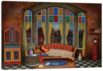 Sleeping Beauty Canvas Art Print - Window Art