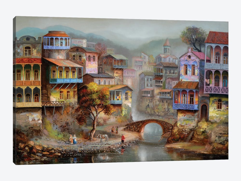 Tbilisi by David Martiashvili 1-piece Canvas Art