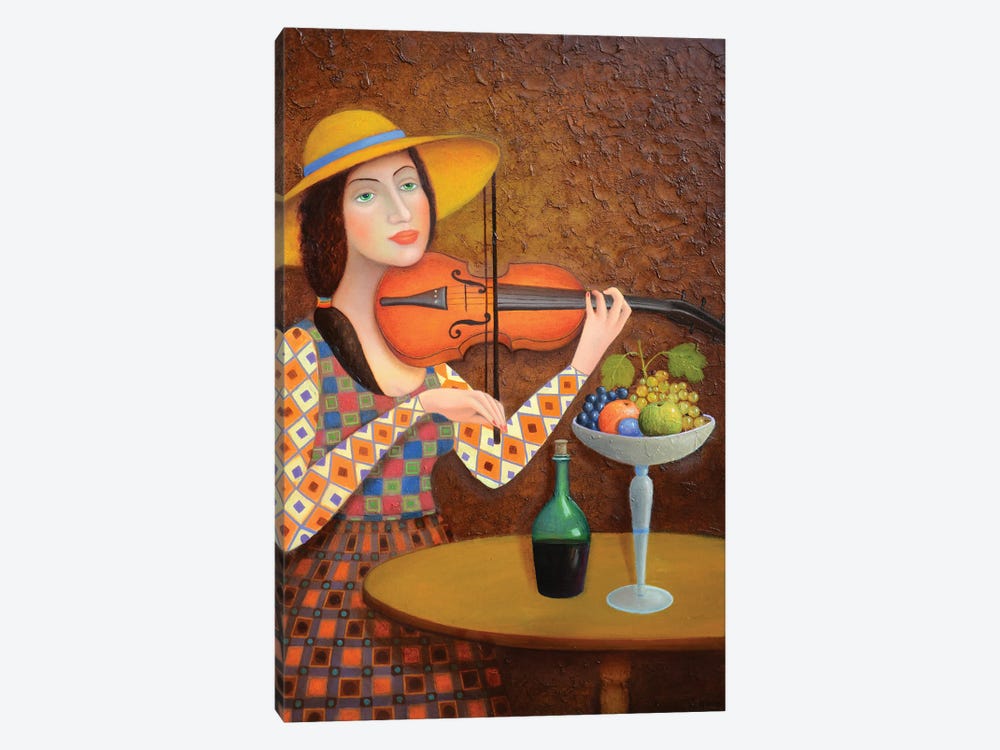 Violinist by David Martiashvili 1-piece Art Print