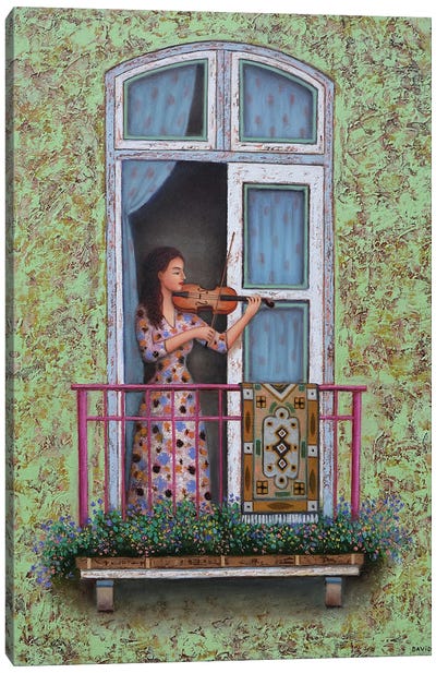 Melody For The Soul Canvas Art Print - Window Art