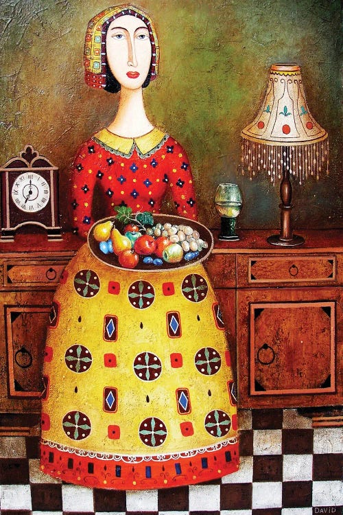 Lady With fruit