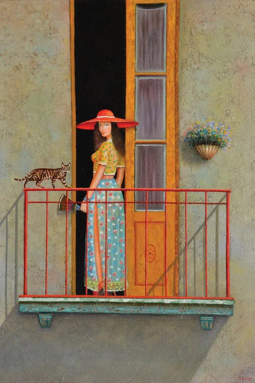 Girl On The Balcony